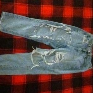 Highest rise American eagle mom jeans